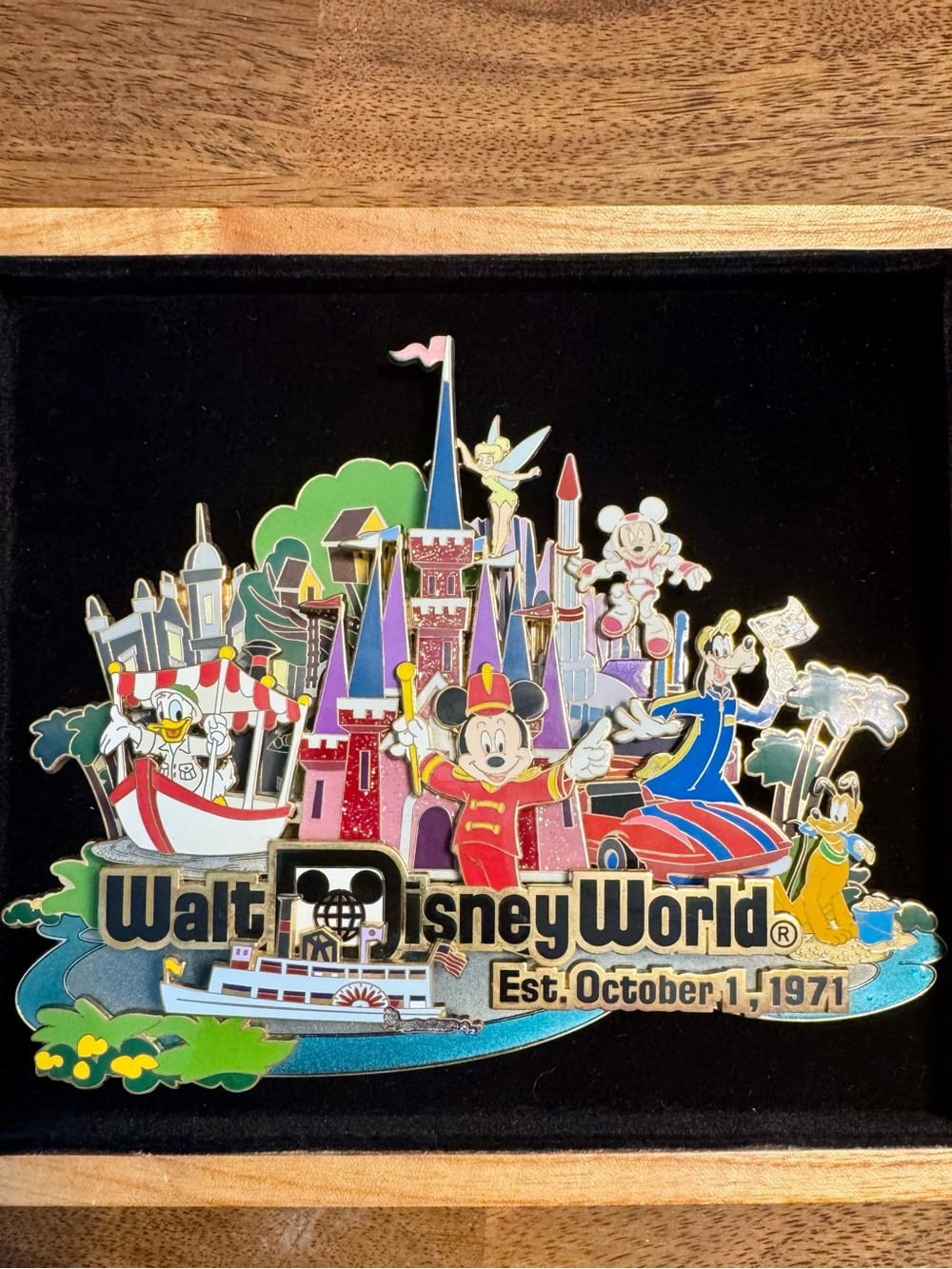 Retro Walt Disney World resort collection Fab 5 super jumbo Pin